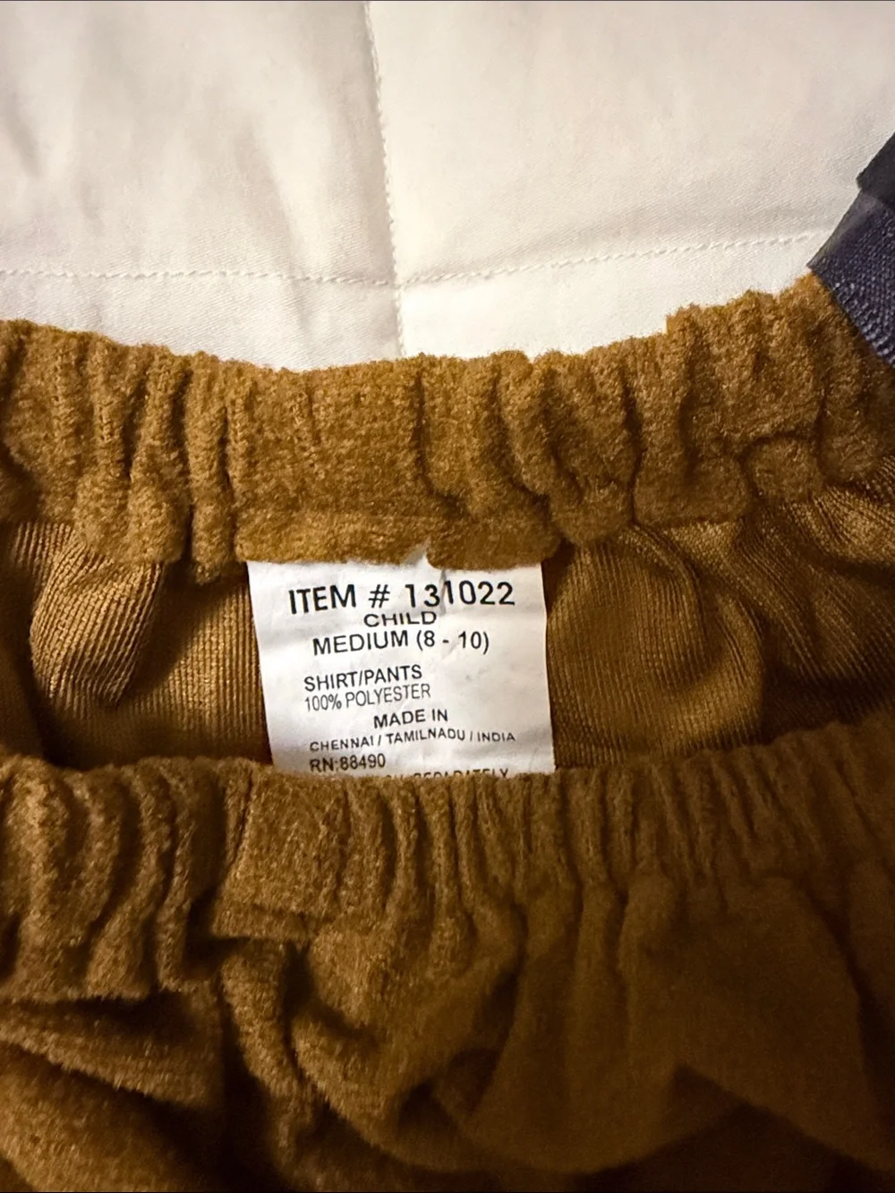 Indian Costume - Brown Fringe Top and Pants